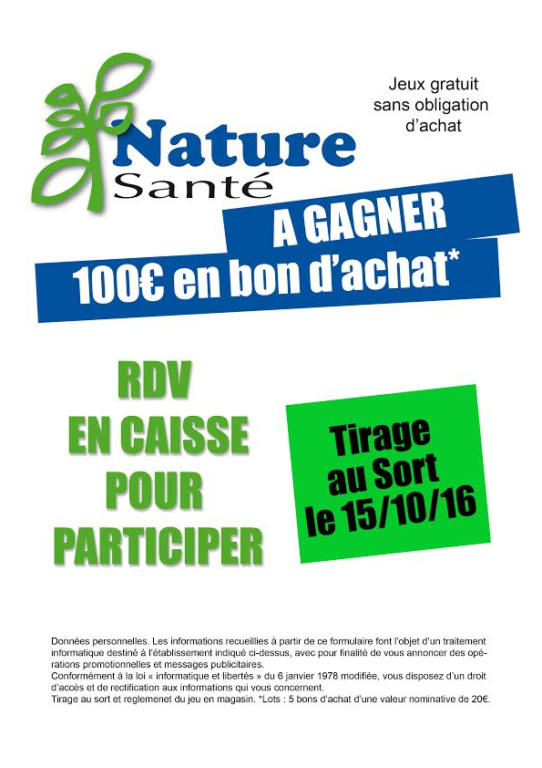 opération nature et santé commerce NFC