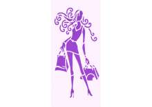 femme aux sacs